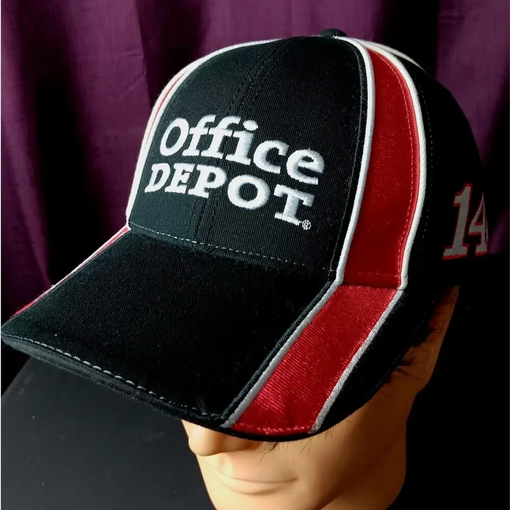 Nascar Winners Circle Adjustable‎ Ball Cap Men Office Depot 2009 Tony Stewart 14